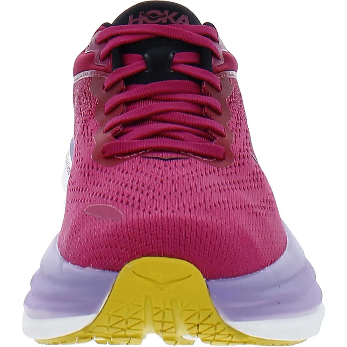 Hoka One One Womens Bondi 8 Mesh Running Athletic and Training Shoes