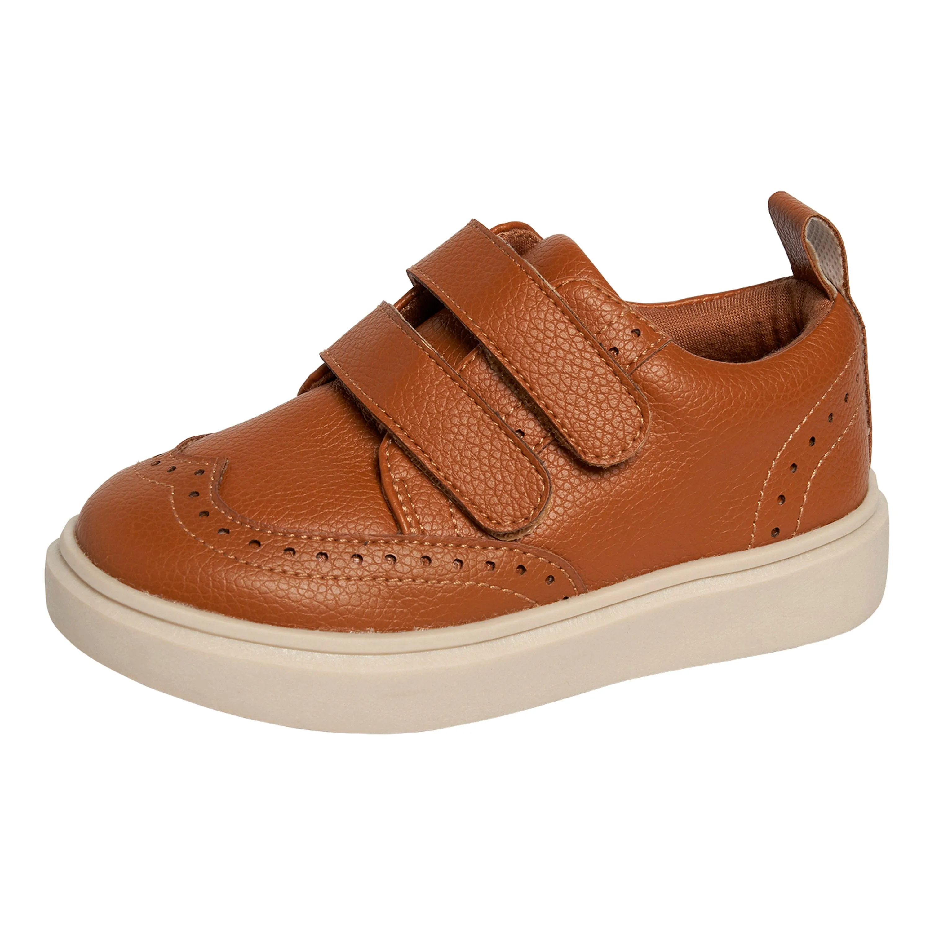 Infant & Toddler Boys Brown Wingtip Sneaker