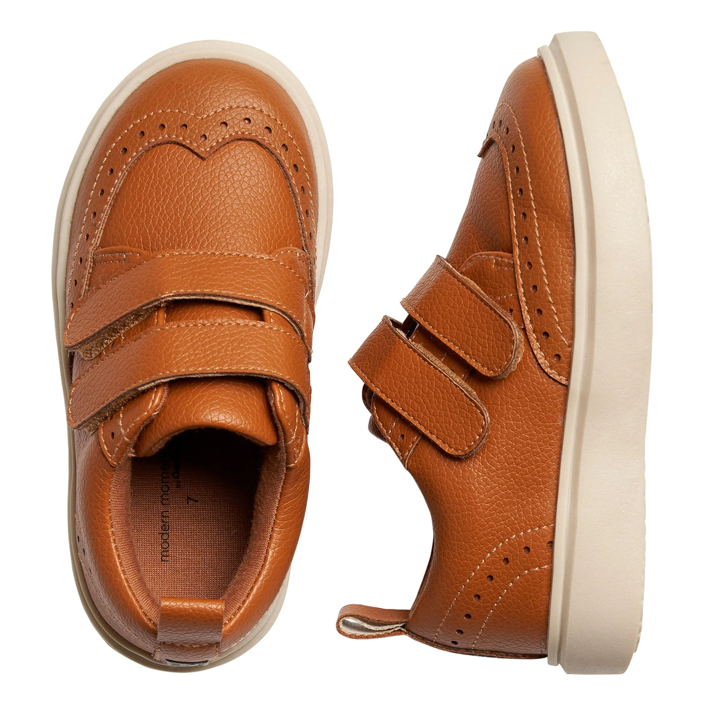 Infant & Toddler Boys Brown Wingtip Sneaker