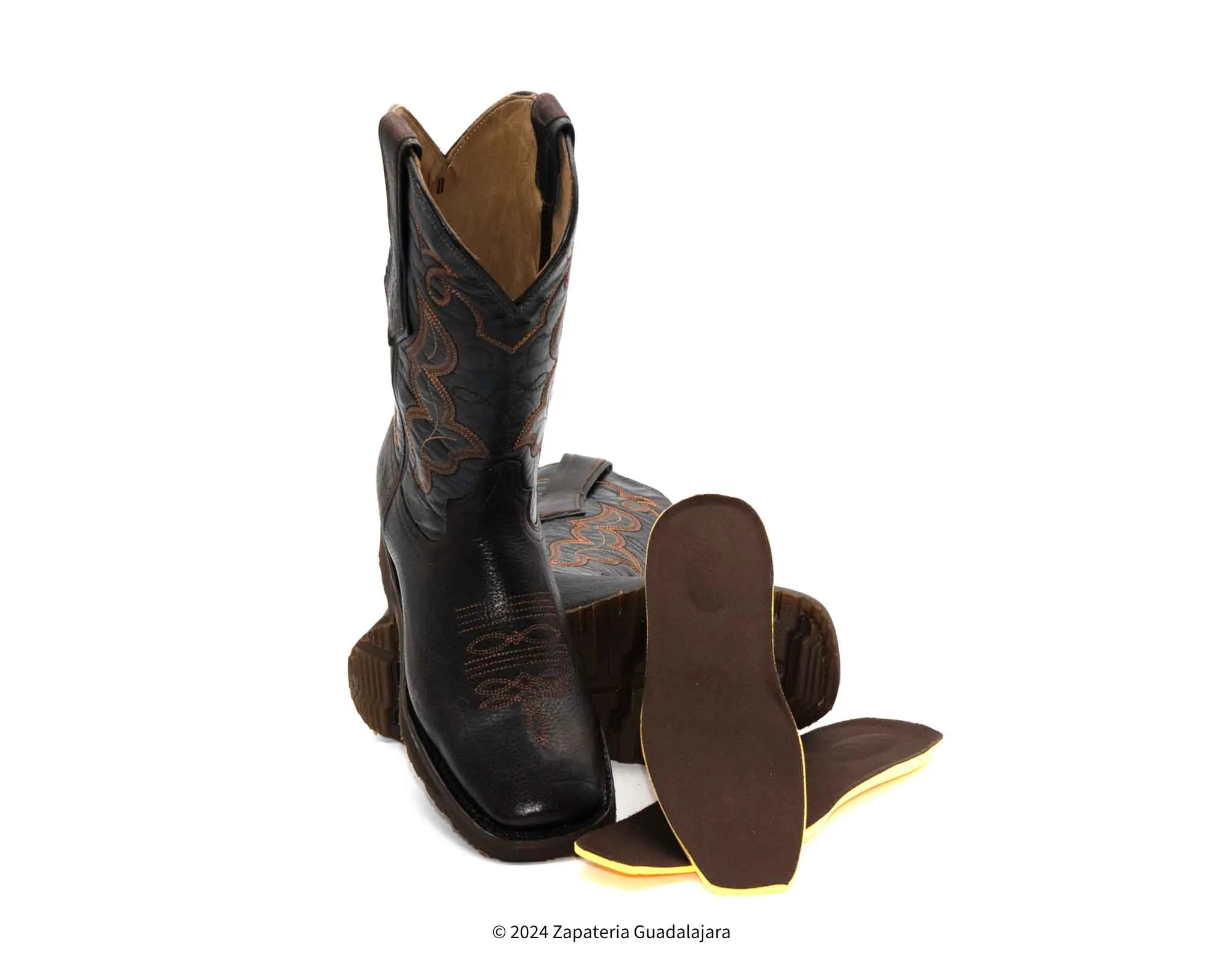 JOB003D SQUARE TOE SONORA BROWN DOUBLE DENSITY