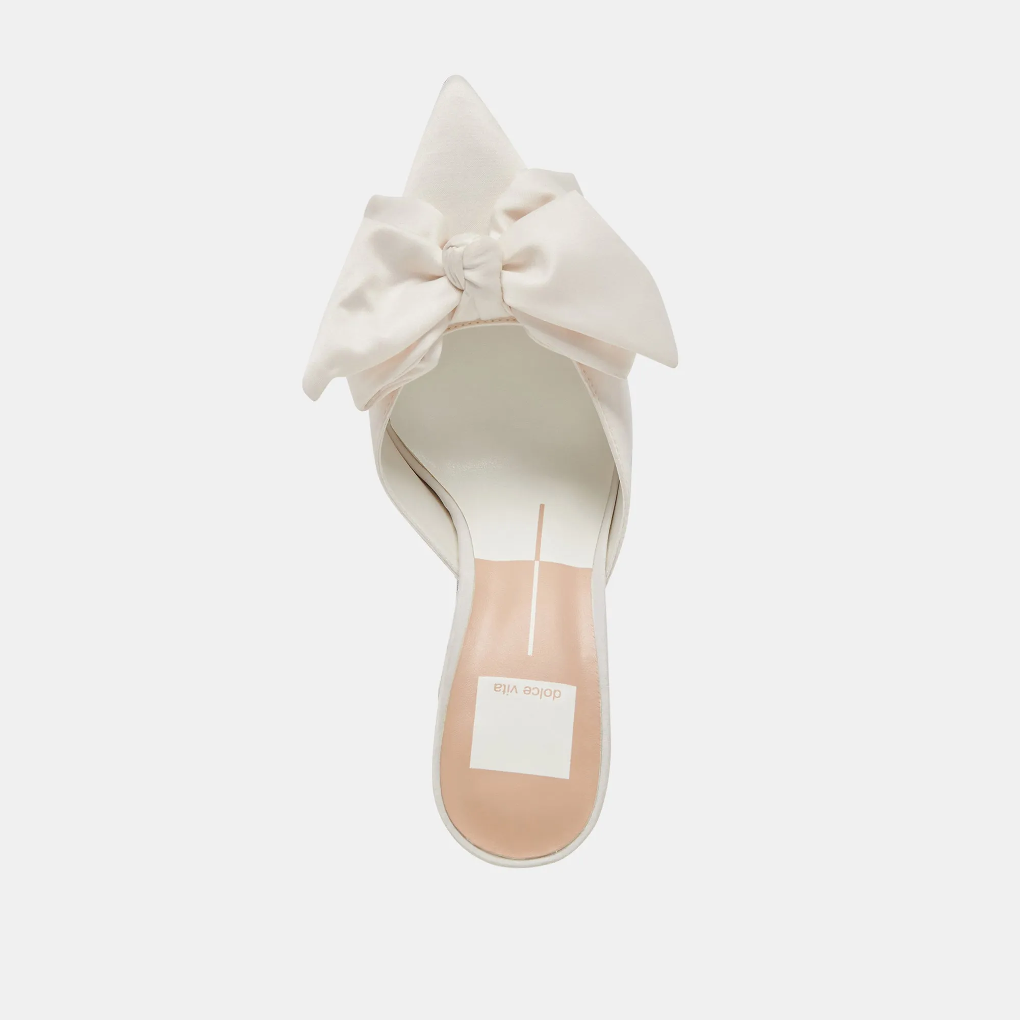 KAYLI HEELS WHITE SATIN