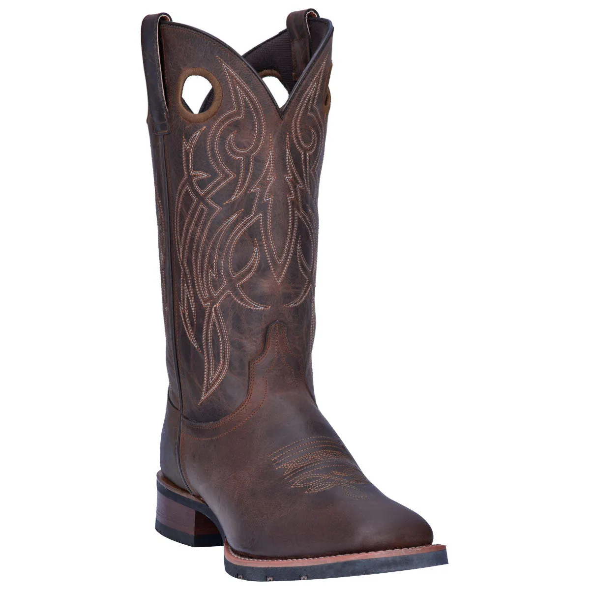 'Laredo' Men's 13" Caden Western Square Toe - Brown