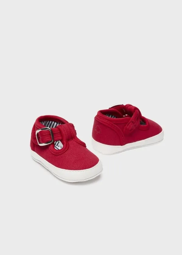 Mayoral Baby Mary Jane Canvas Shoes