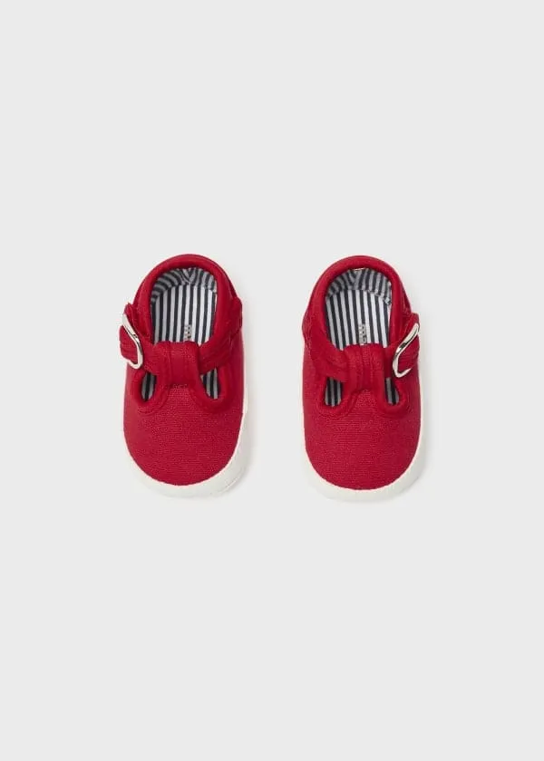 Mayoral Baby Mary Jane Canvas Shoes