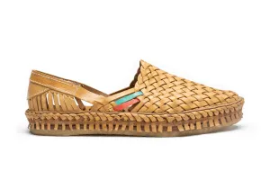 Men's Woven Shoe in Honey   Stripes by Mohinders