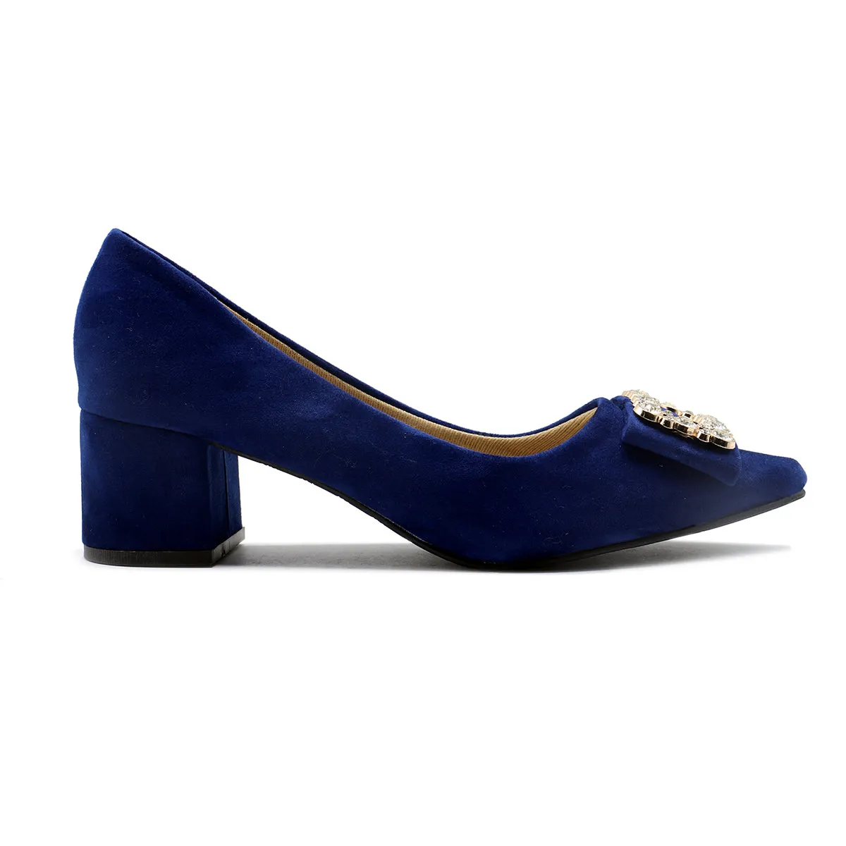 Navy Formal Court Shoes 085479