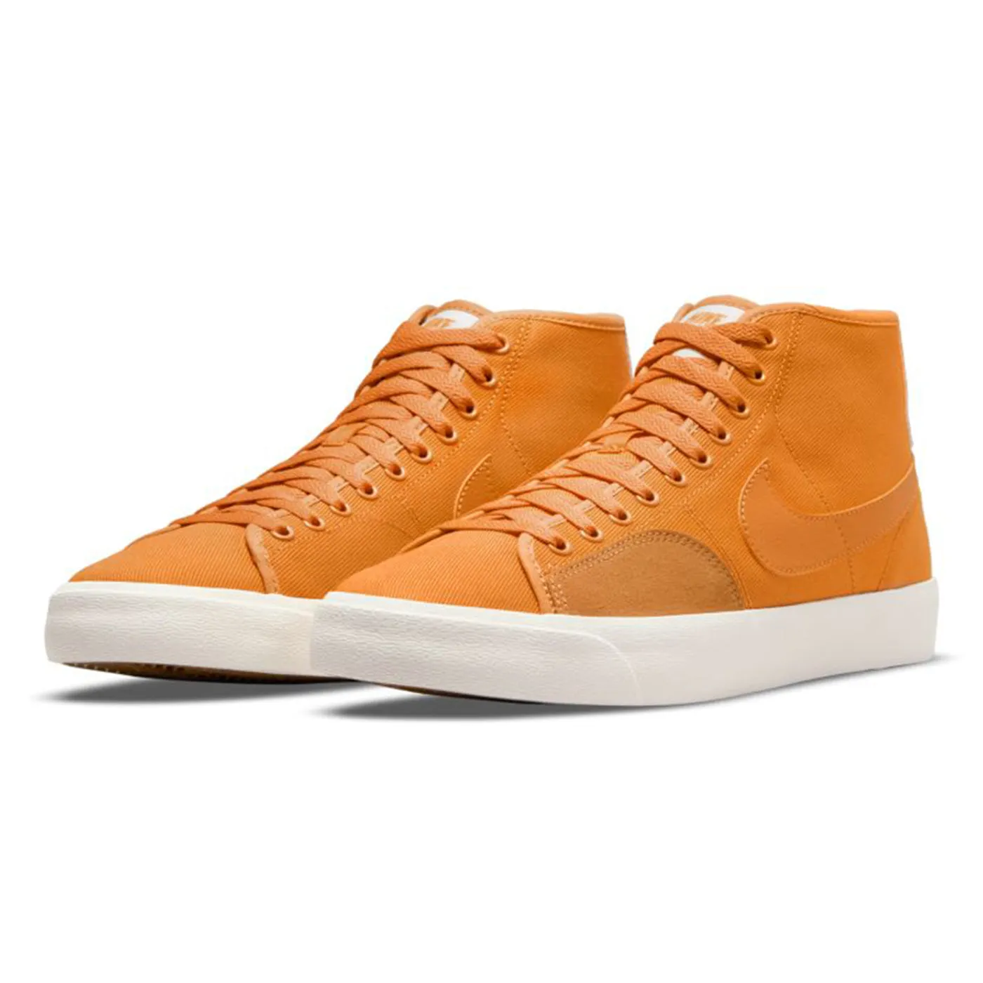 Nike SB  Blazer Court Mid Shoes - Light Curry / Light Curry / Light Curry / Sail