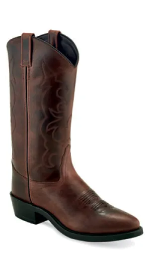 Old West Mens Brown Western Boots Style TBM3012