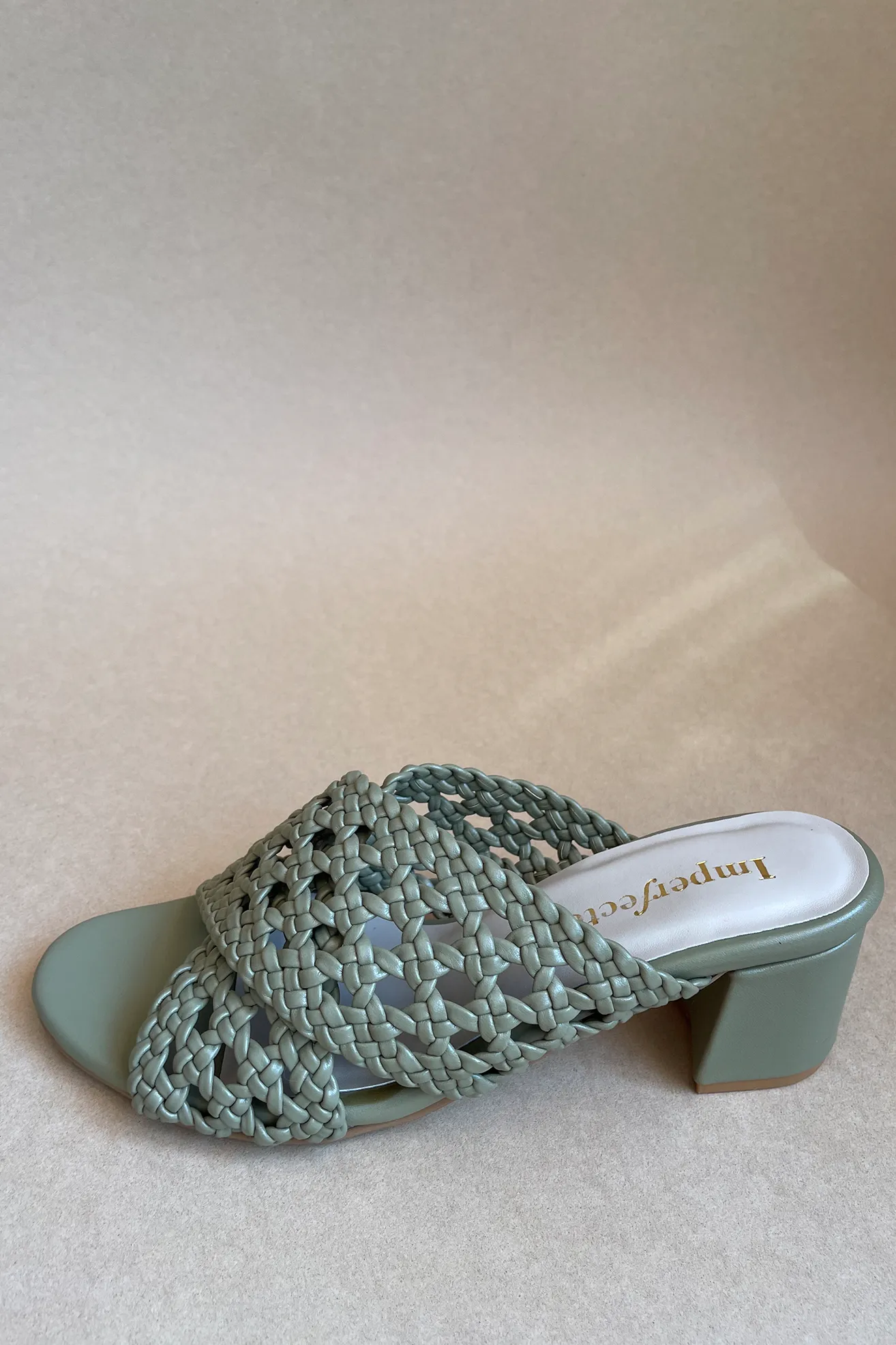 Olive Woven Heels