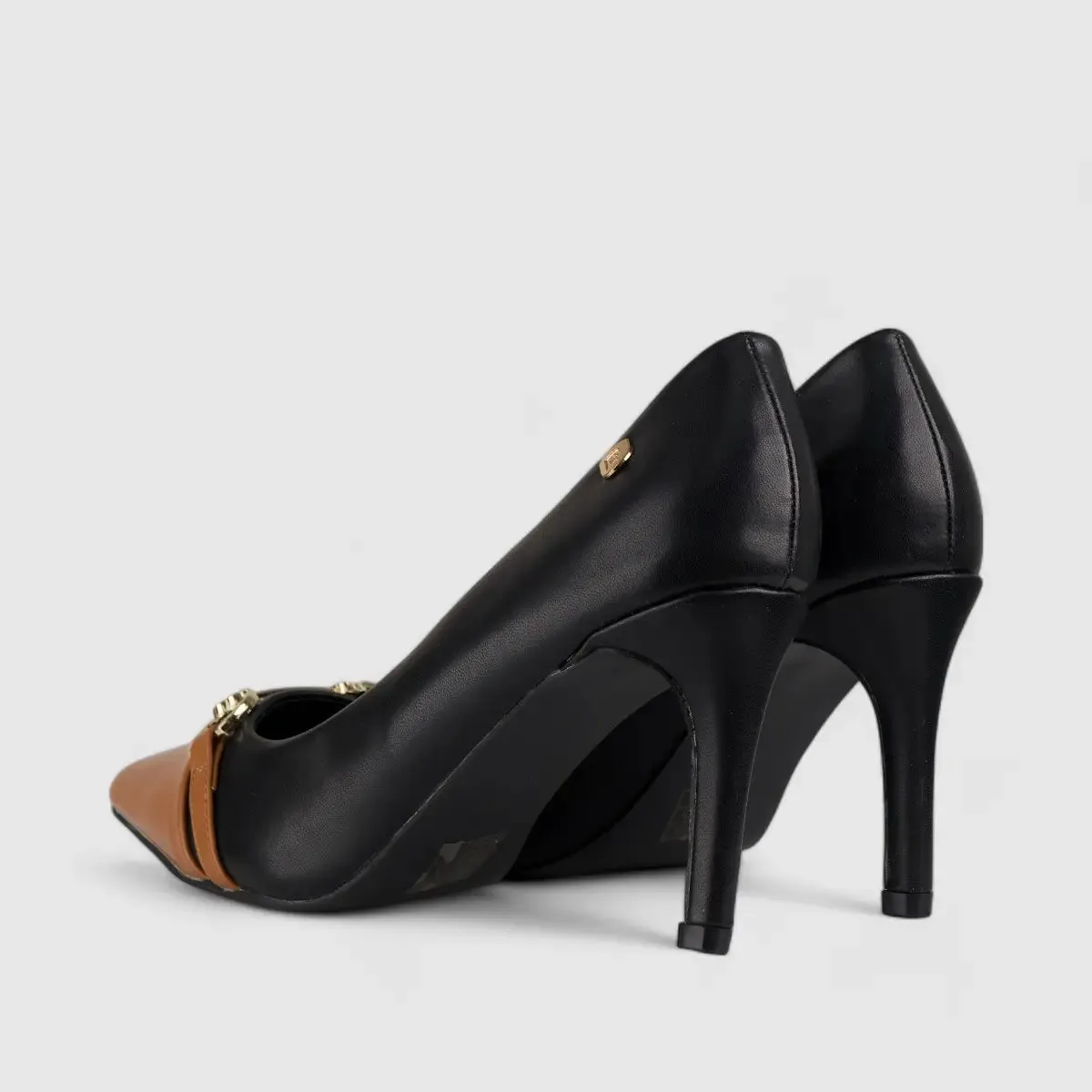 PC Dress Court Shoe Black/Mink 10605