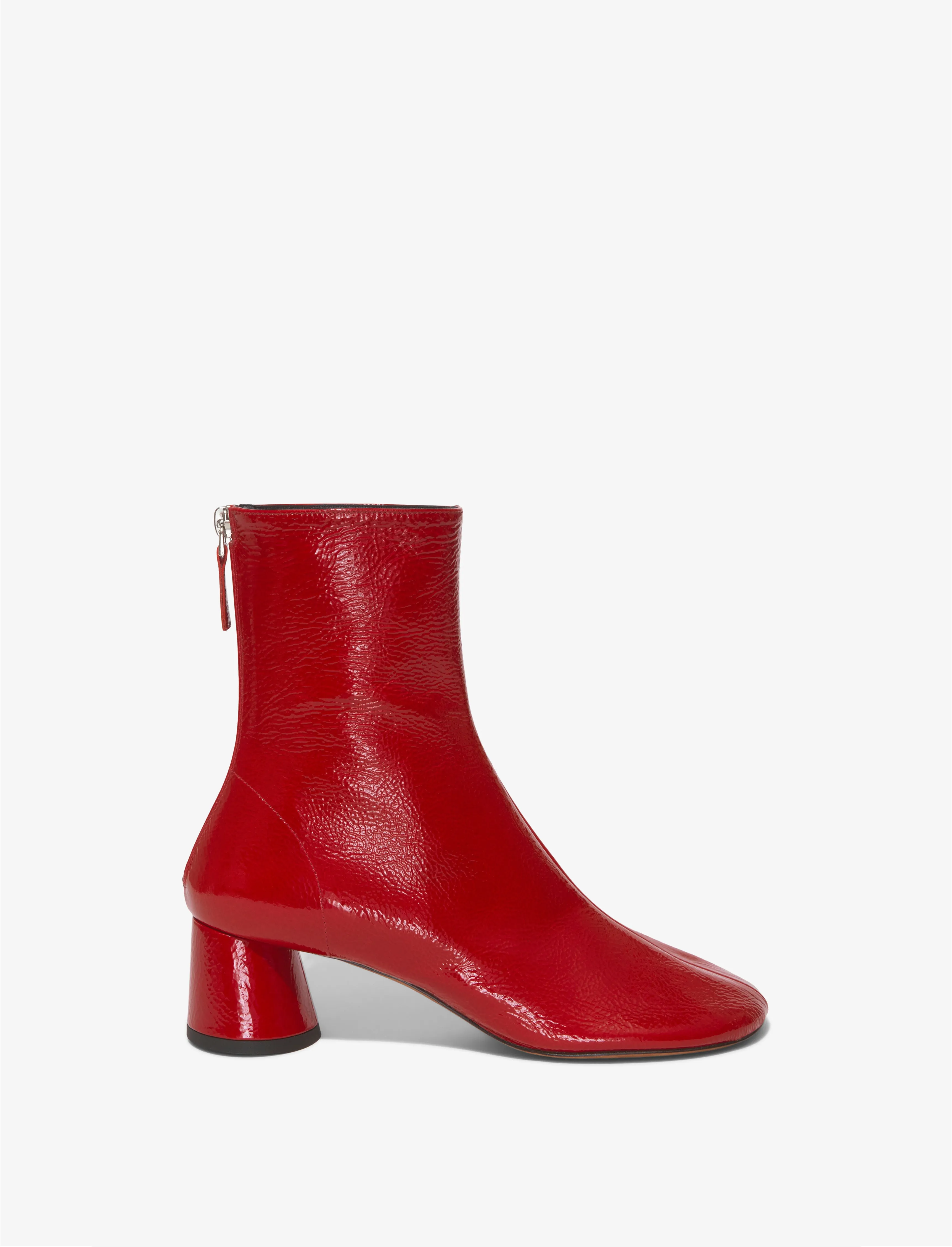 Proenza Schouler Glove Boots in Patent Leather - Red