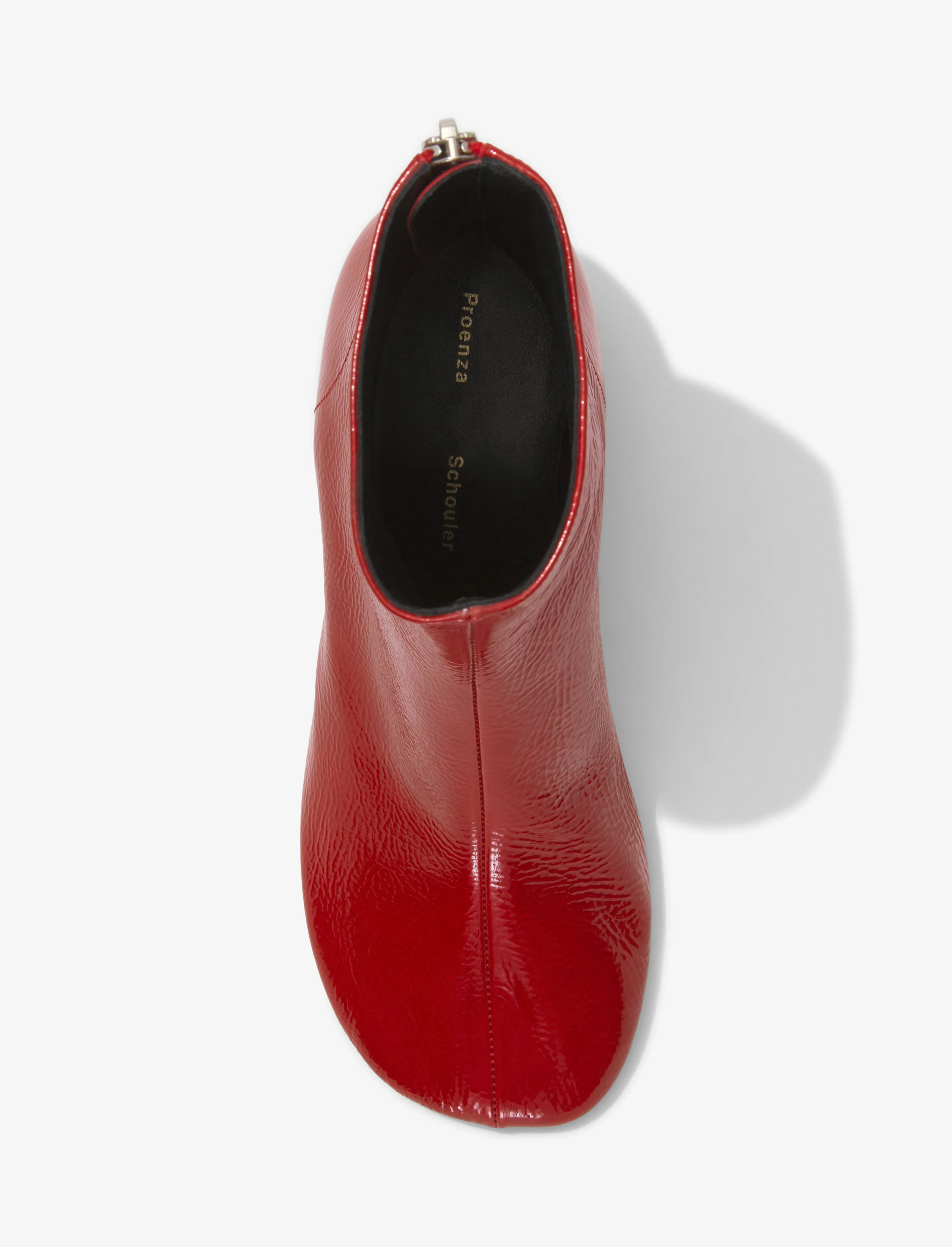 Proenza Schouler Glove Boots in Patent Leather - Red