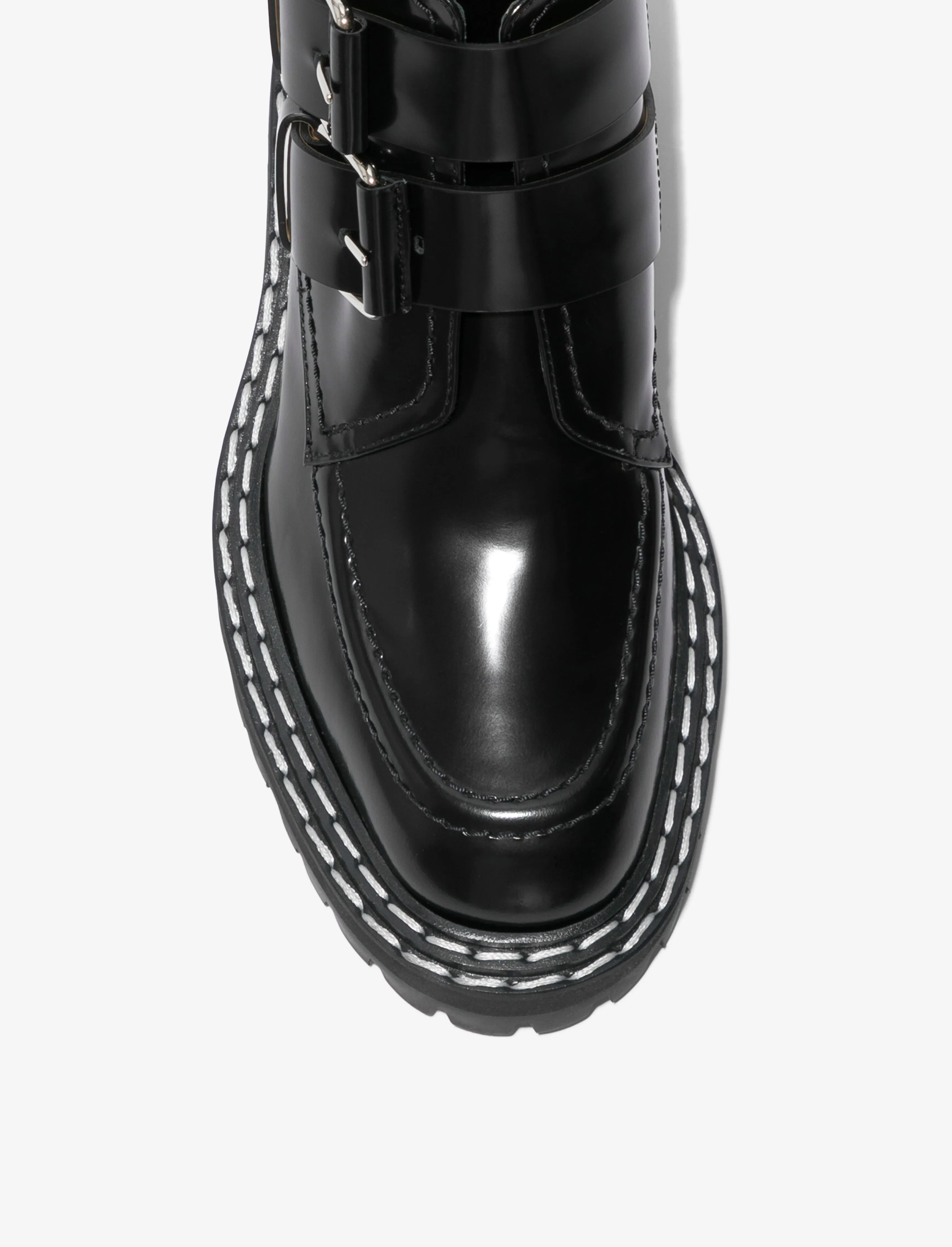 Proenza Schouler Lug Sole Buckle Boots - Black