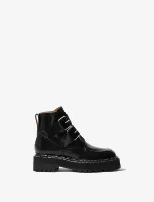 Proenza Schouler Lug Sole Buckle Boots - Black