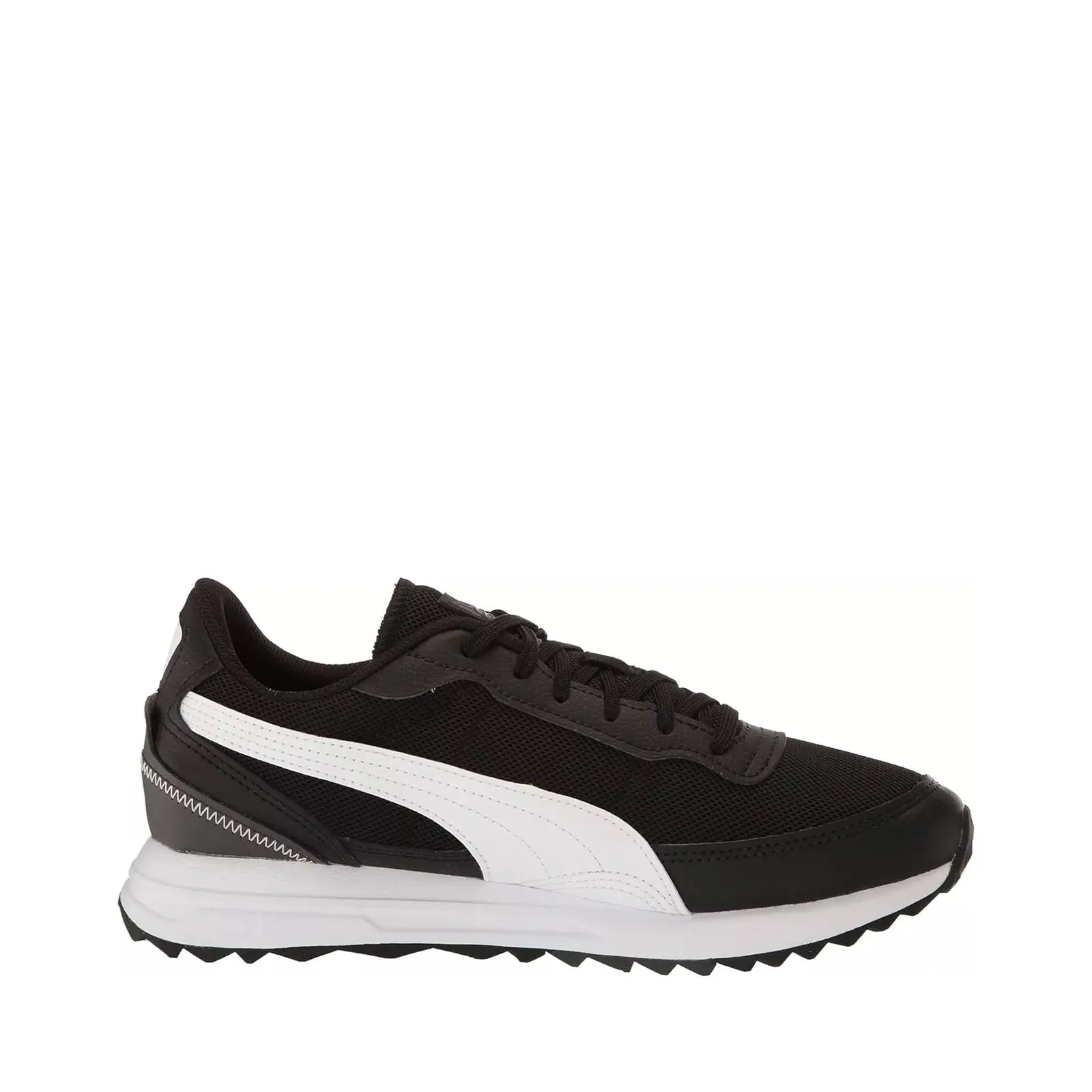 PUMA Mens Road Rider Sneaker, Mens Black Mens White