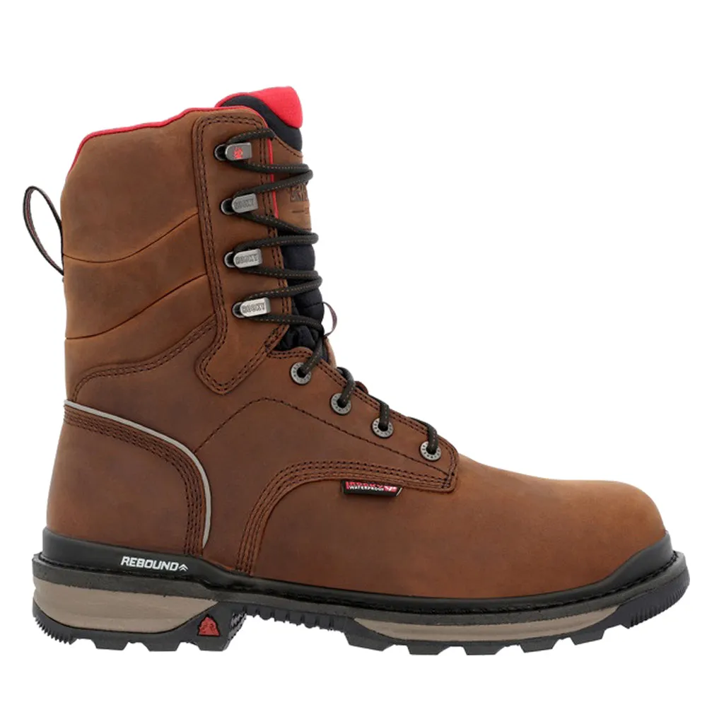 Rams Horn 8 inch Waterproof Composite Toe Work Boots