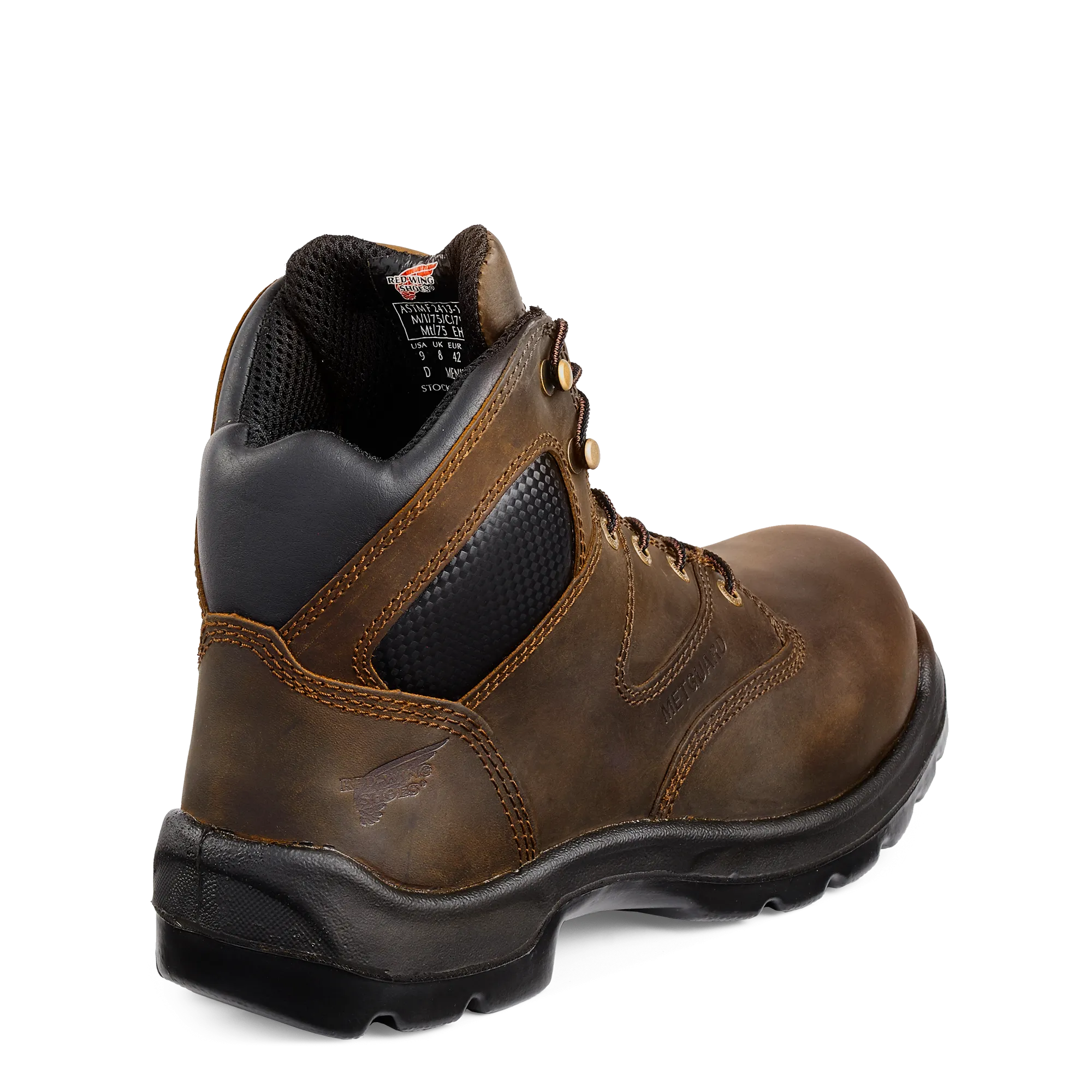 'Red Wing' Men's 6" Flexbond Int. Metguard EH Comp Toe - Brown