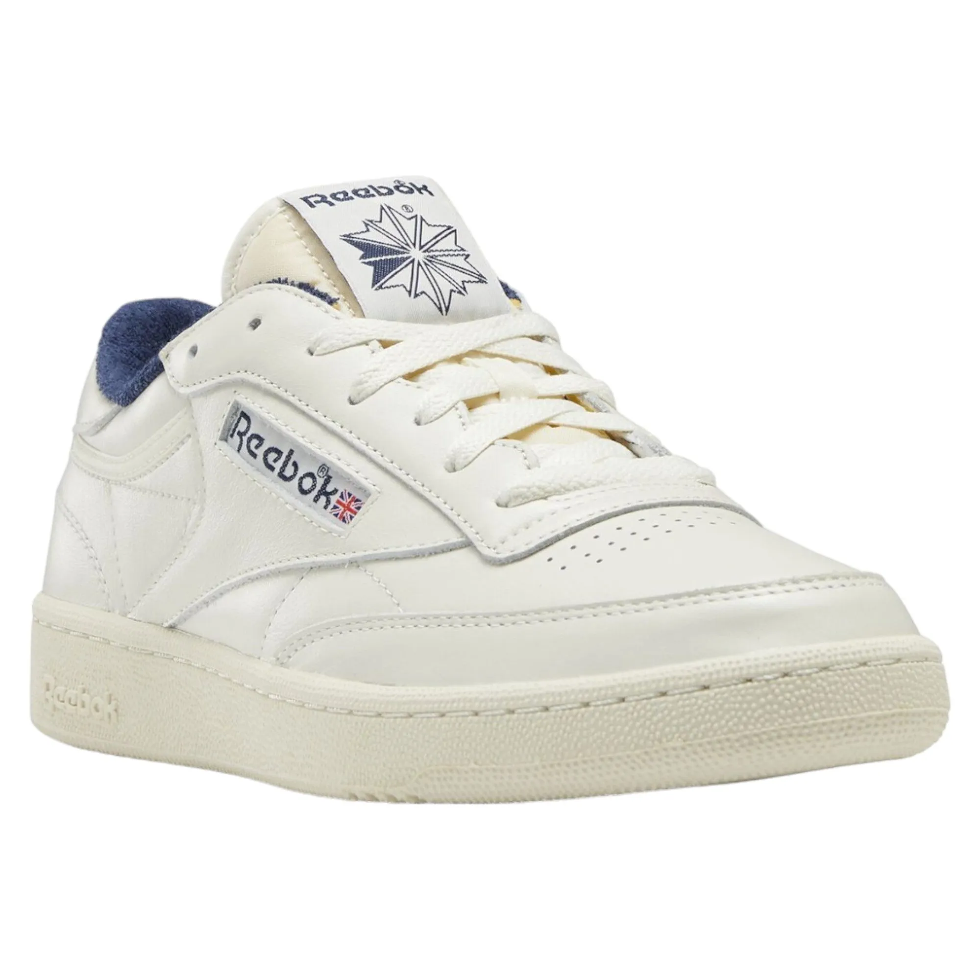 Reebok Club C 85 Vintage Shoes - Chalk, Alabaster & Navy