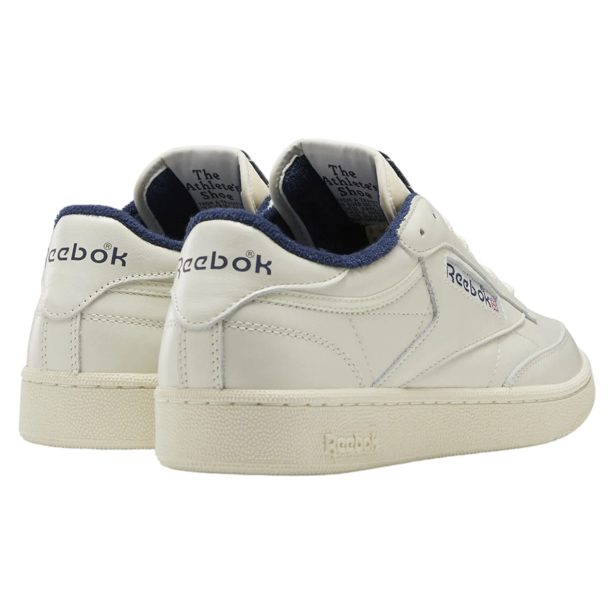 Reebok Club C 85 Vintage Shoes - Chalk, Alabaster & Navy