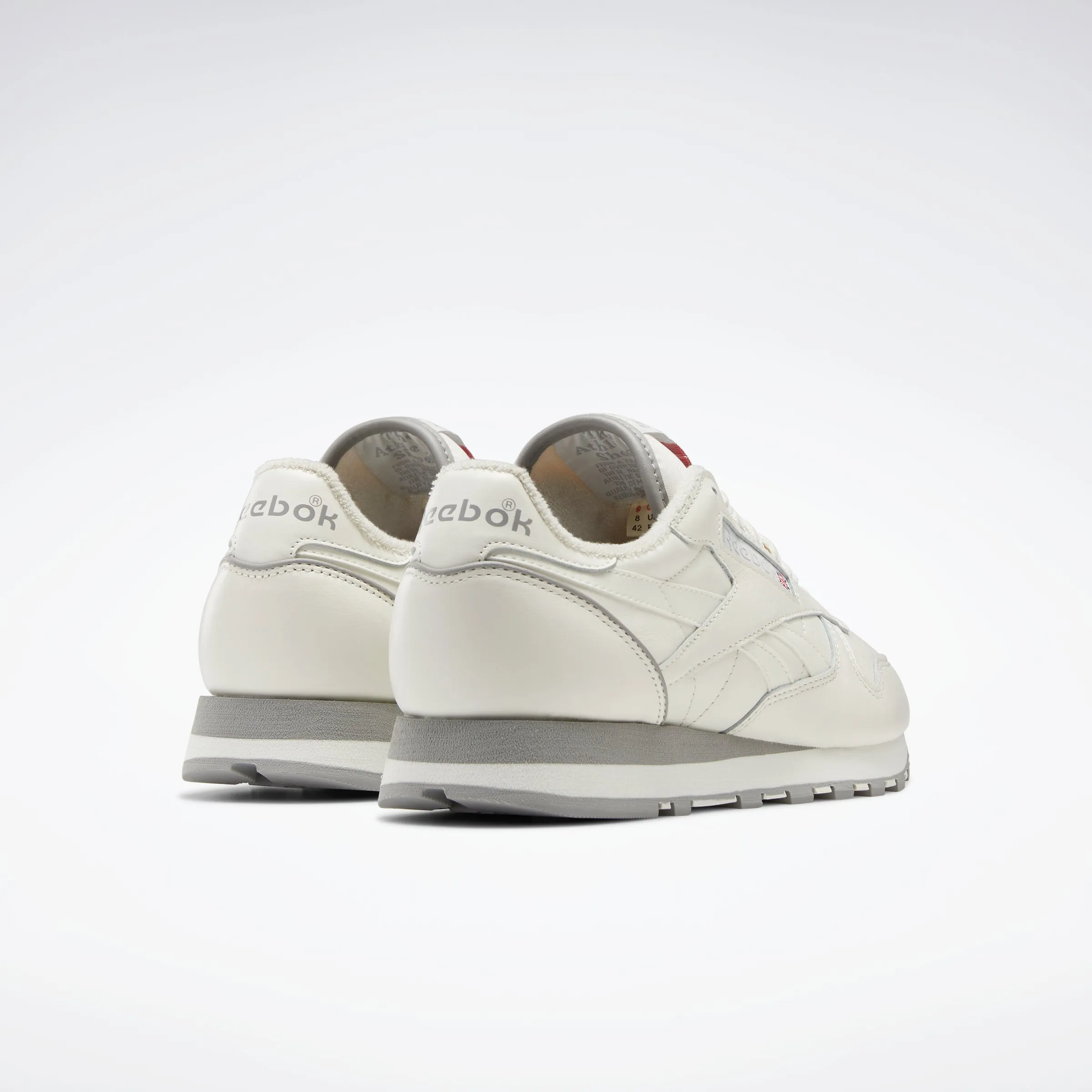 Reebok Footwear Men Classic Leather 1983 Vintage Shoes Chalk/Chalk/Vecred