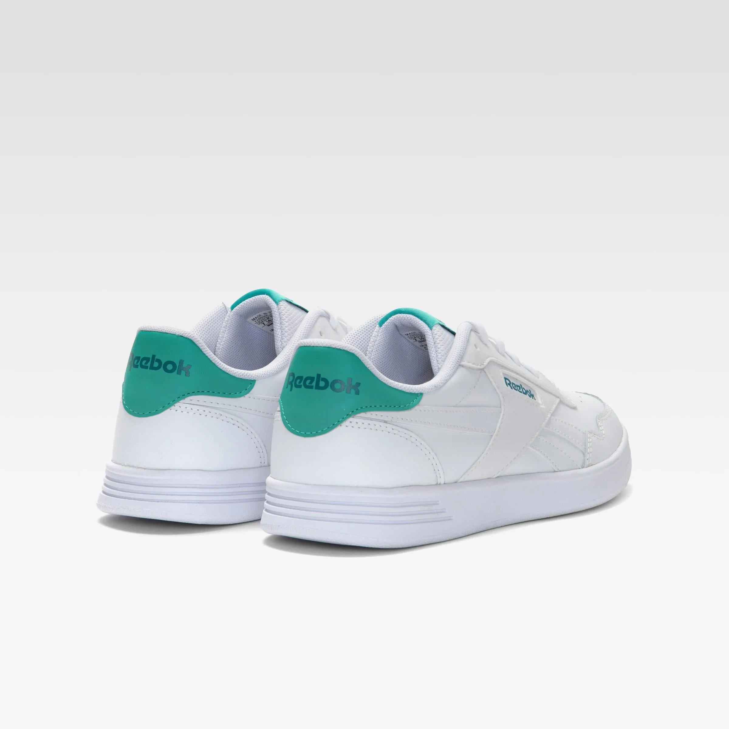 Reebok Footwear Women Reebok Court Advance Women's Shoes WHITE/WHITE/UNLEASHEDGREEN