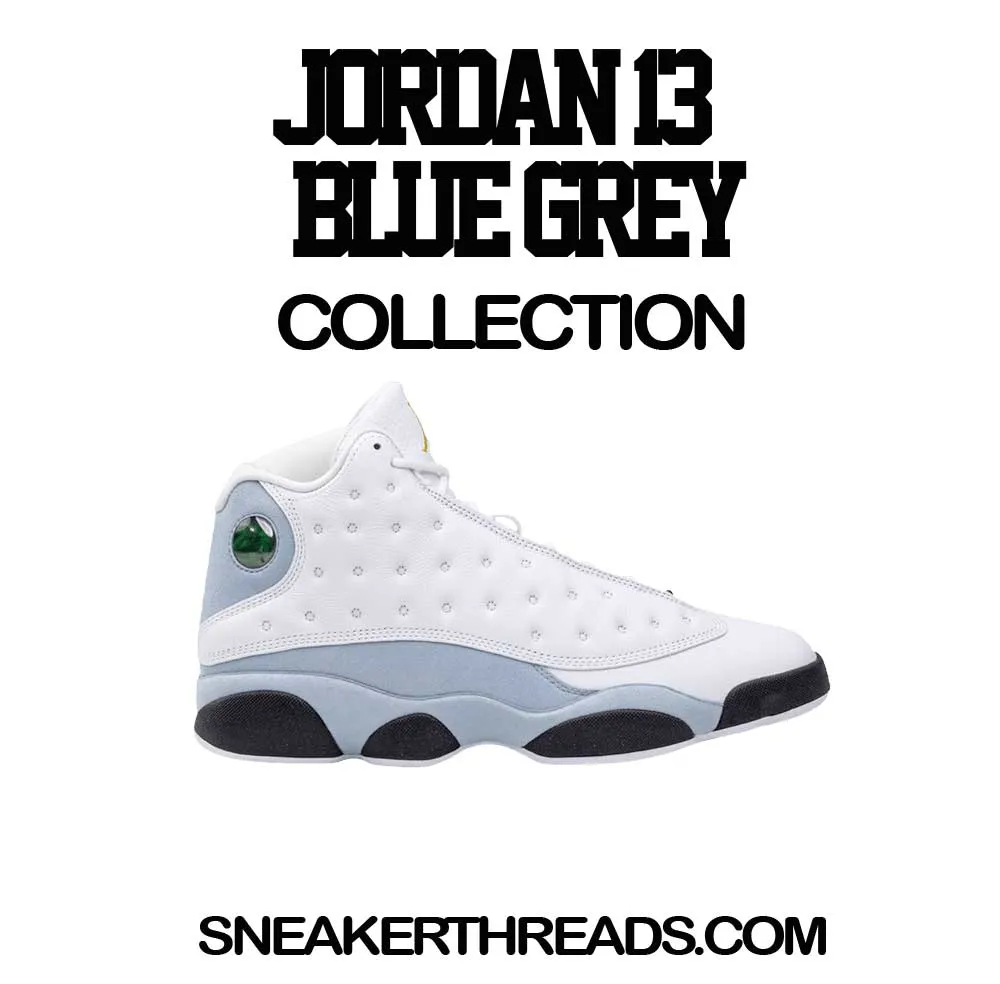 Retro 13 Blue Grey Raging Face Socks