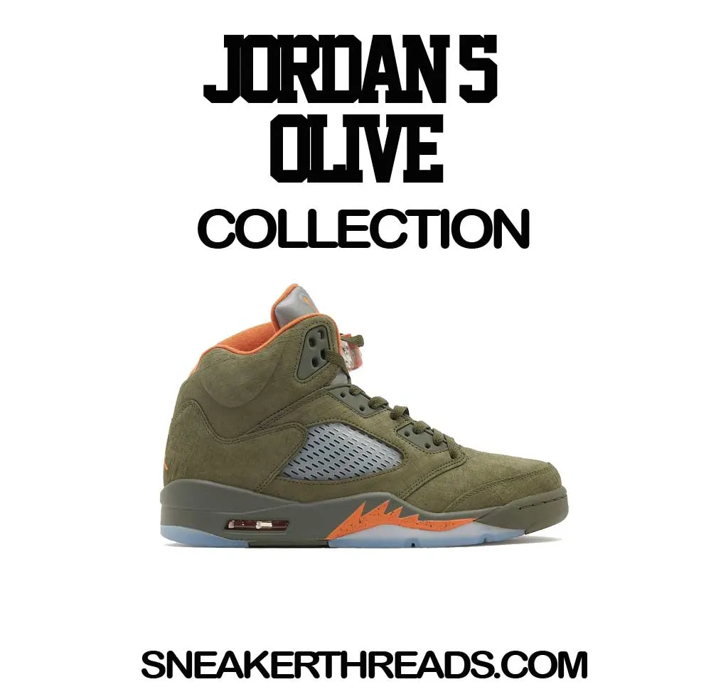 Retro 5 Olive Haters Socks