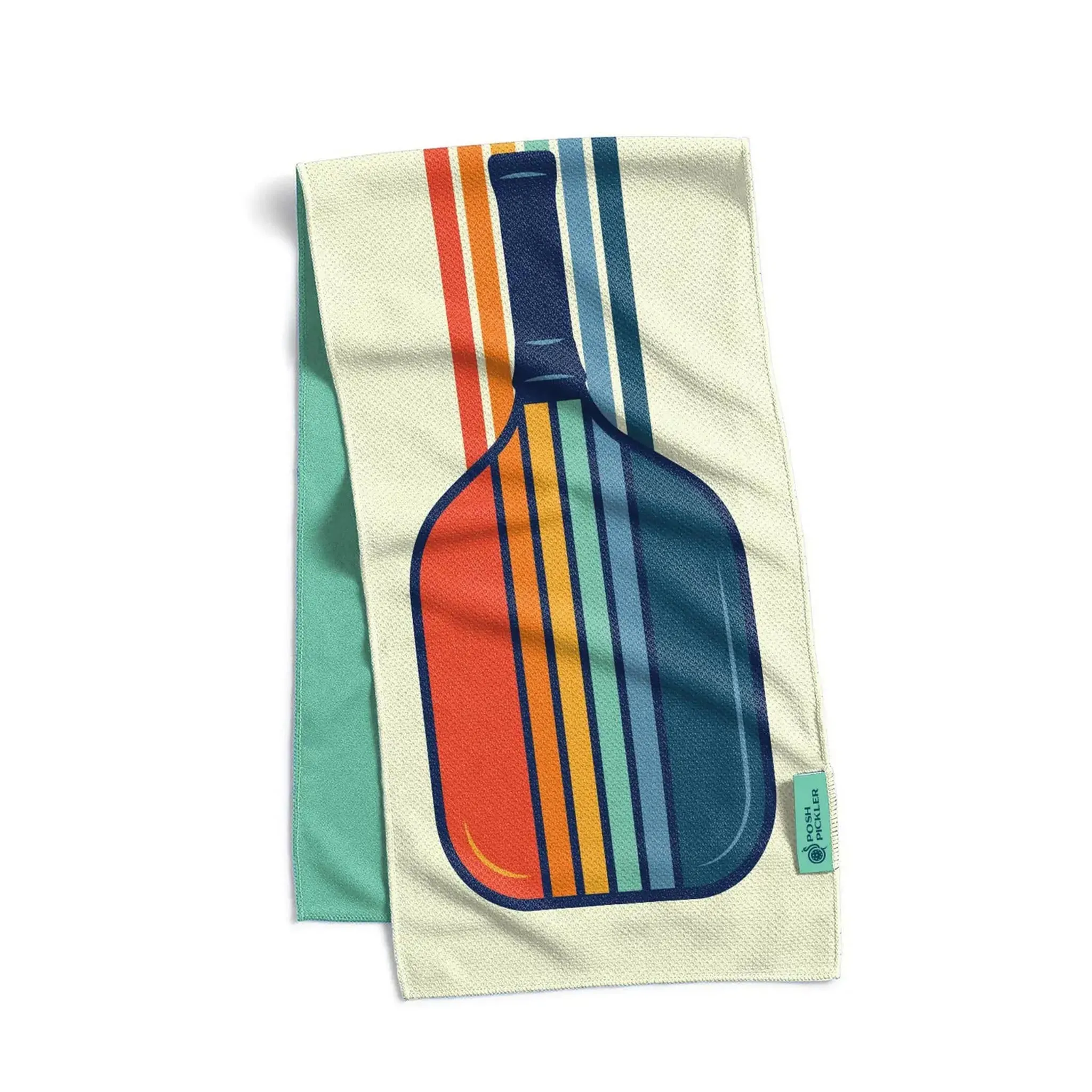 Retro Paddle Pickleball Cooling Towel