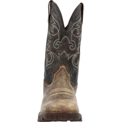 Rocky Men's Legacy 32 11" WP Western Pull On Work Boot Brown RKW0389