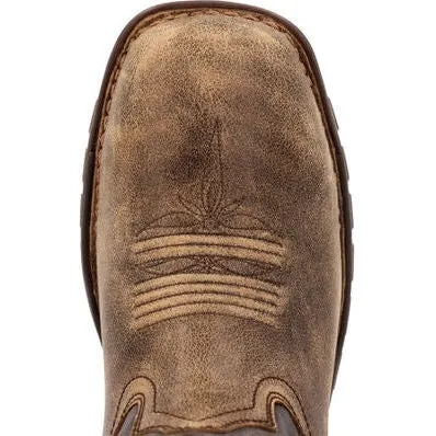 Rocky Men's Legacy 32 11" WP Western Pull On Work Boot Brown RKW0389