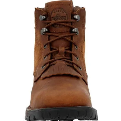 Rocky Men's Legacy 32 6" WP Slip Resist Western Lacer -Brown- RKW0382