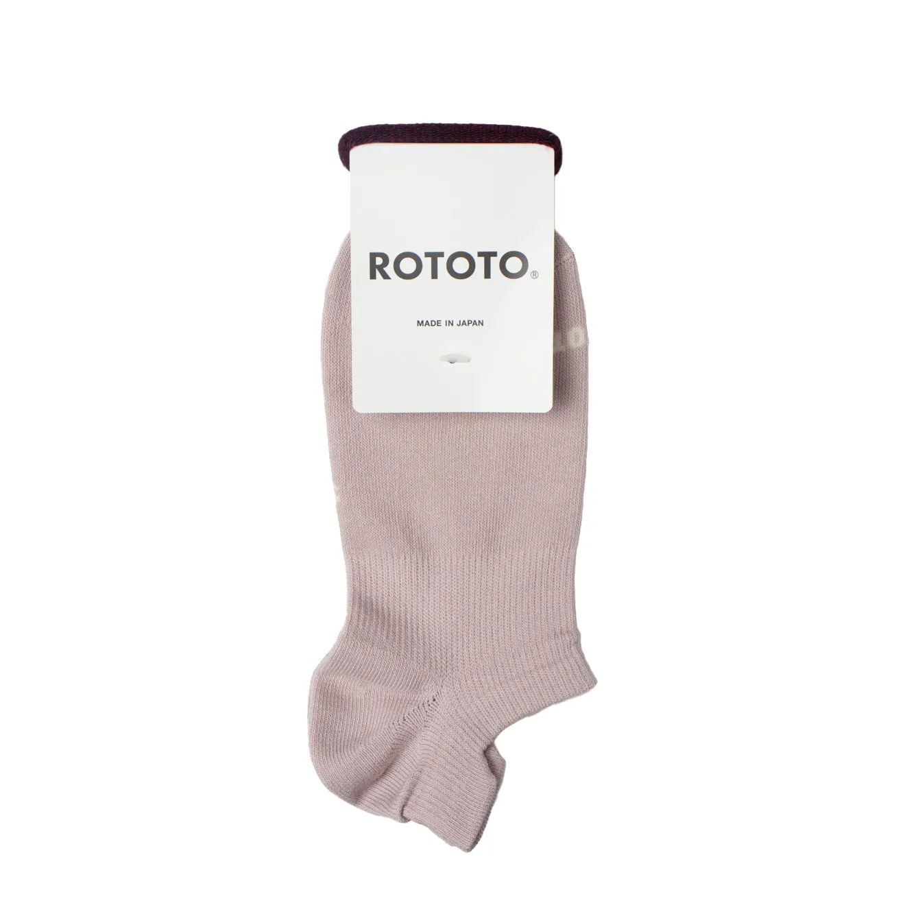 Rototo Sneaker Foot Cover Organic Socks Light Pink