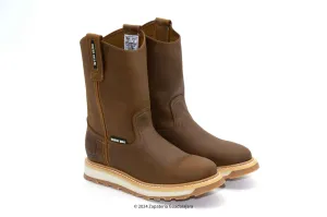 SB2020 SOFT TOE 10" PULL ON LATON GRASSO WORK BOOT