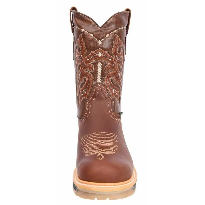 SB6010 Cobre Silver Bull Rodeo Work Boot