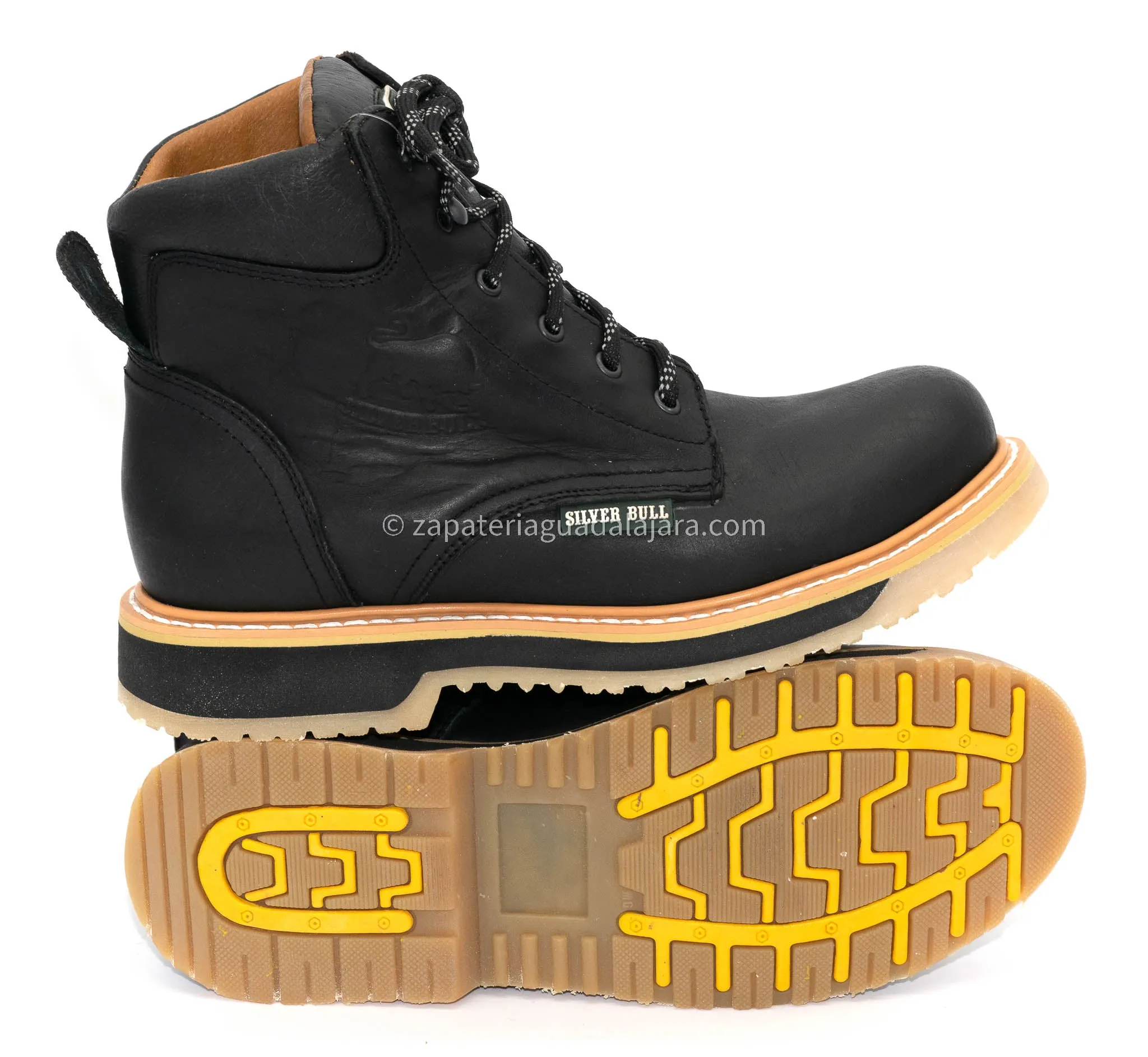 SB664 BLACK WORK BOOT