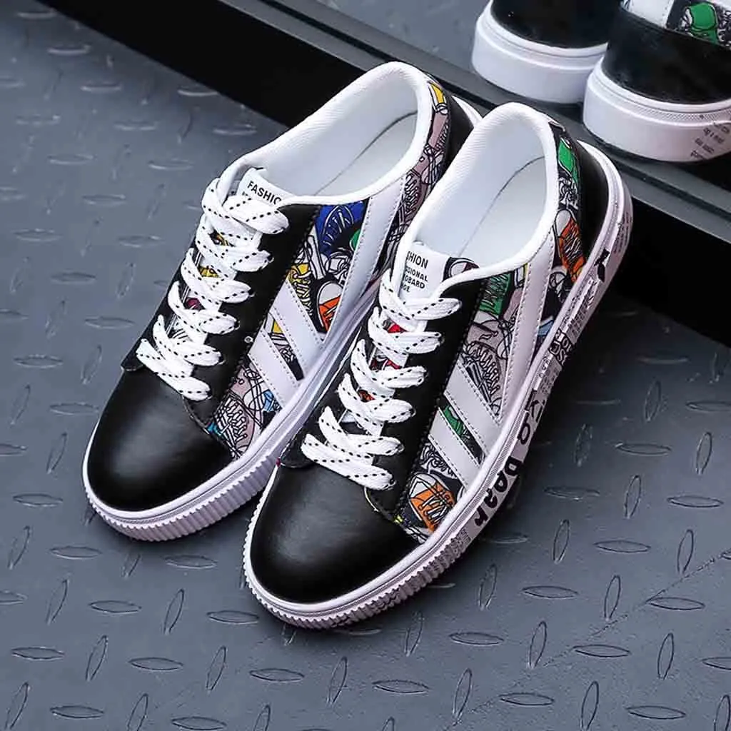 Skateboarding Shoes Of Men Cool Casual Mesh Breathable