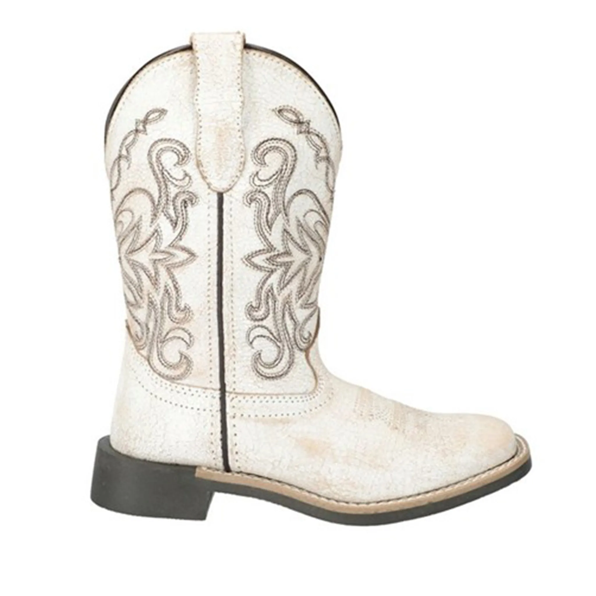 Smoky Mountain Kid's Antique White Boots