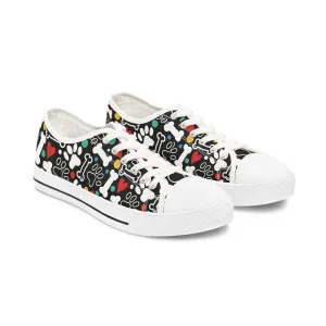 Sneakers - Low Top - Dog Print