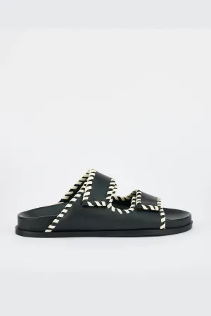 Sol Sana - Fontelina Footbed, Black/ Off White