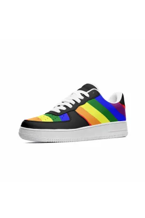 Spectrum Unisex Low Top Leather Sneakers