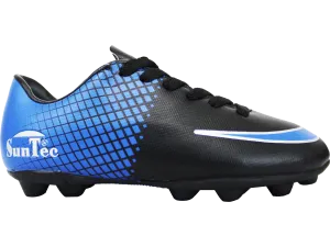 Sun-Tec Boys Black/Royal Soccer Boot