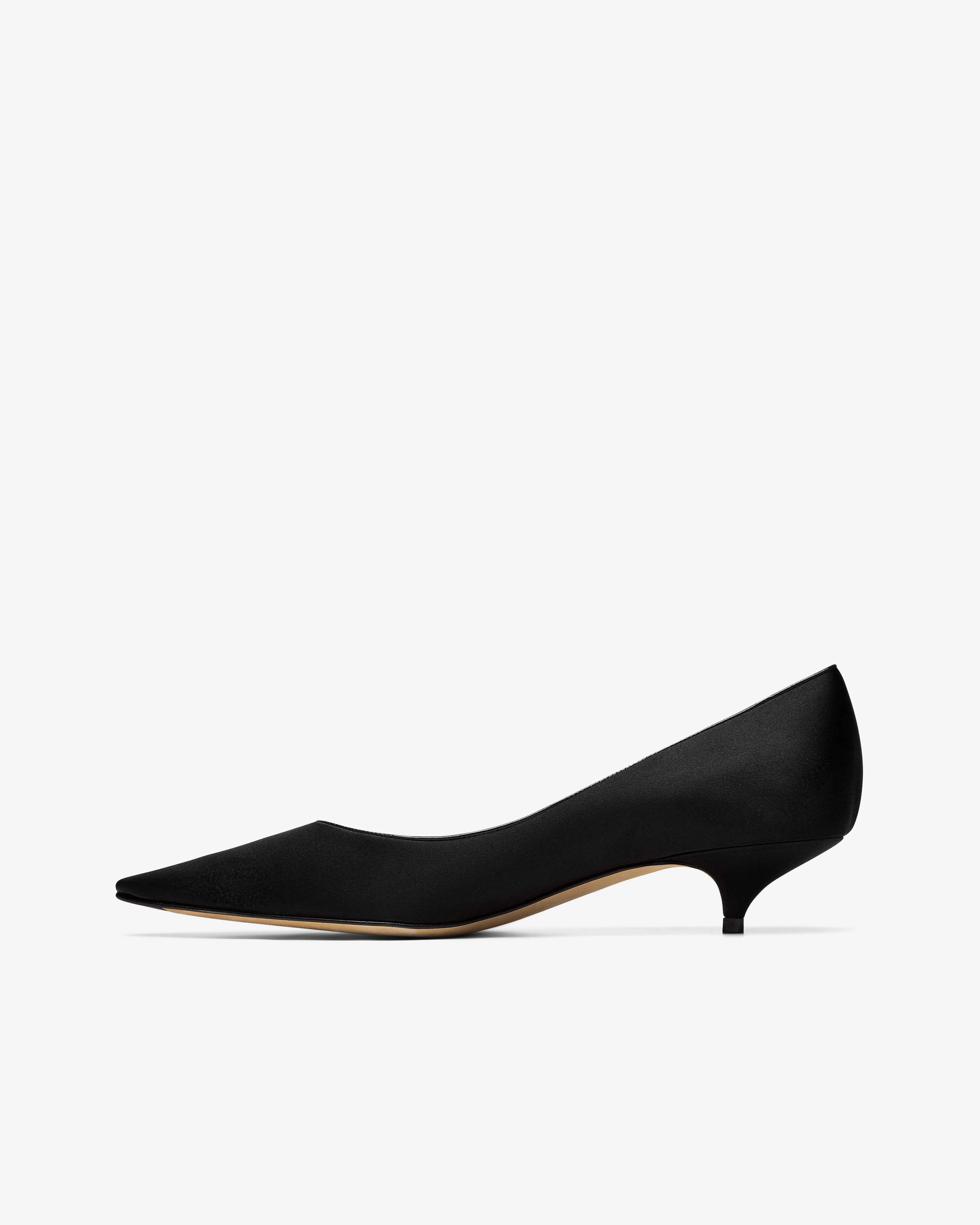 The Row - Women's Liisa Kitten Heels - (Black)