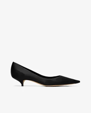 The Row - Women's Liisa Kitten Heels - (Black)