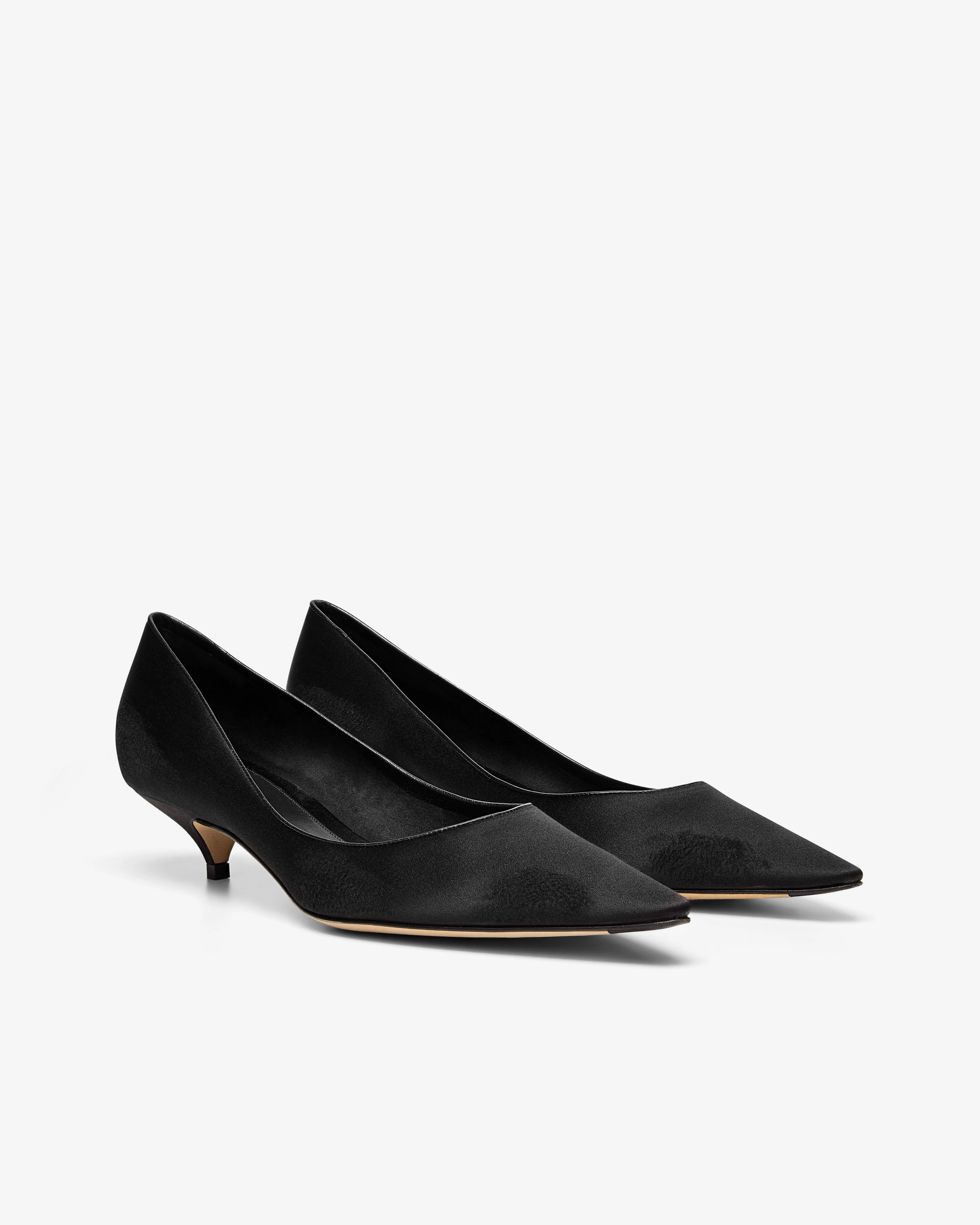 The Row - Women's Liisa Kitten Heels - (Black)