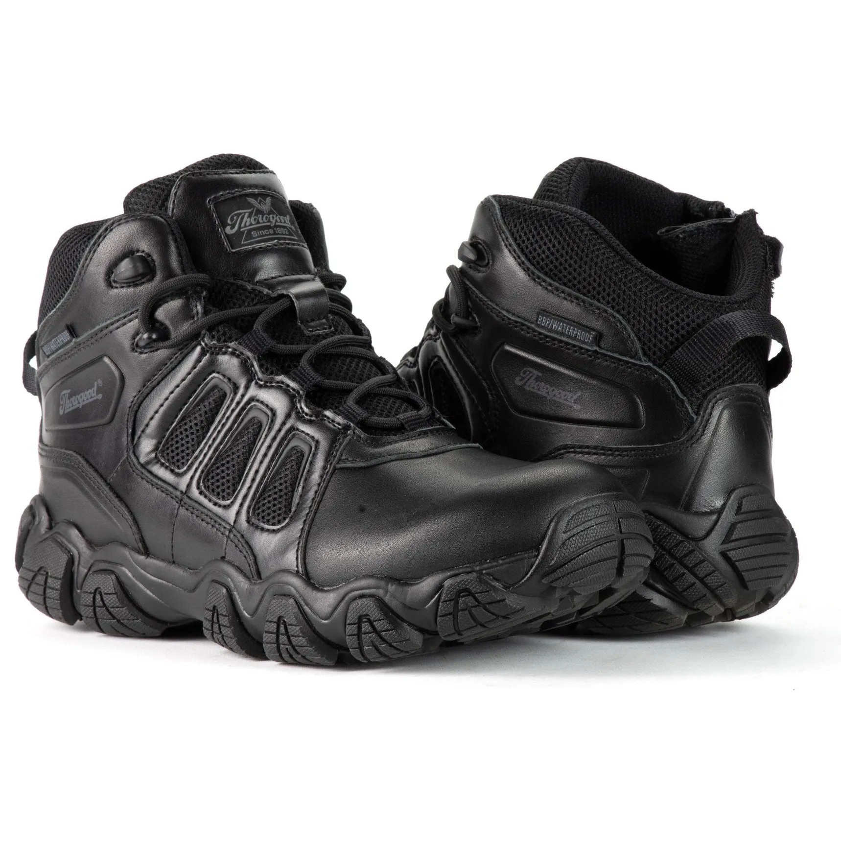 Thorogood Men's Crosstrex 6" Comp Toe WP Work Boot - Black - 804-6385