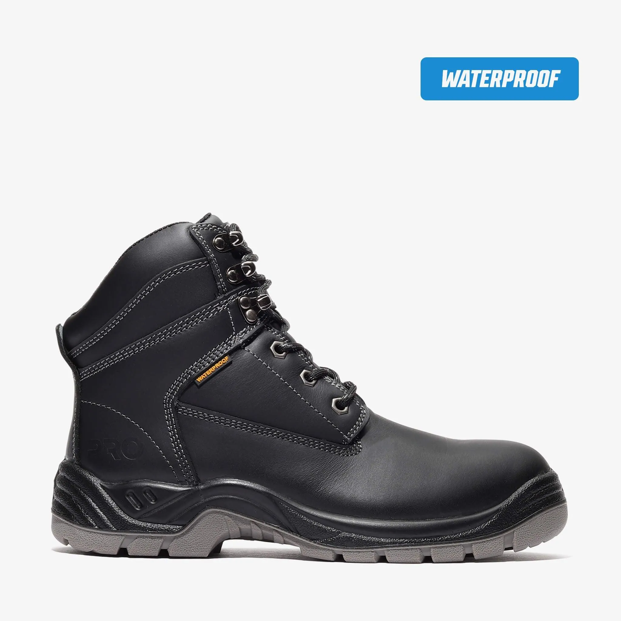 TITAN PRO 6" SOFT TOE WATERPROOF BLACK WORK BOOT