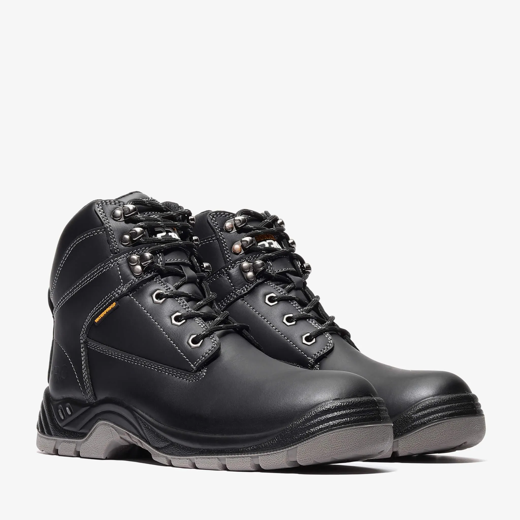 TITAN PRO 6" SOFT TOE WATERPROOF BLACK WORK BOOT