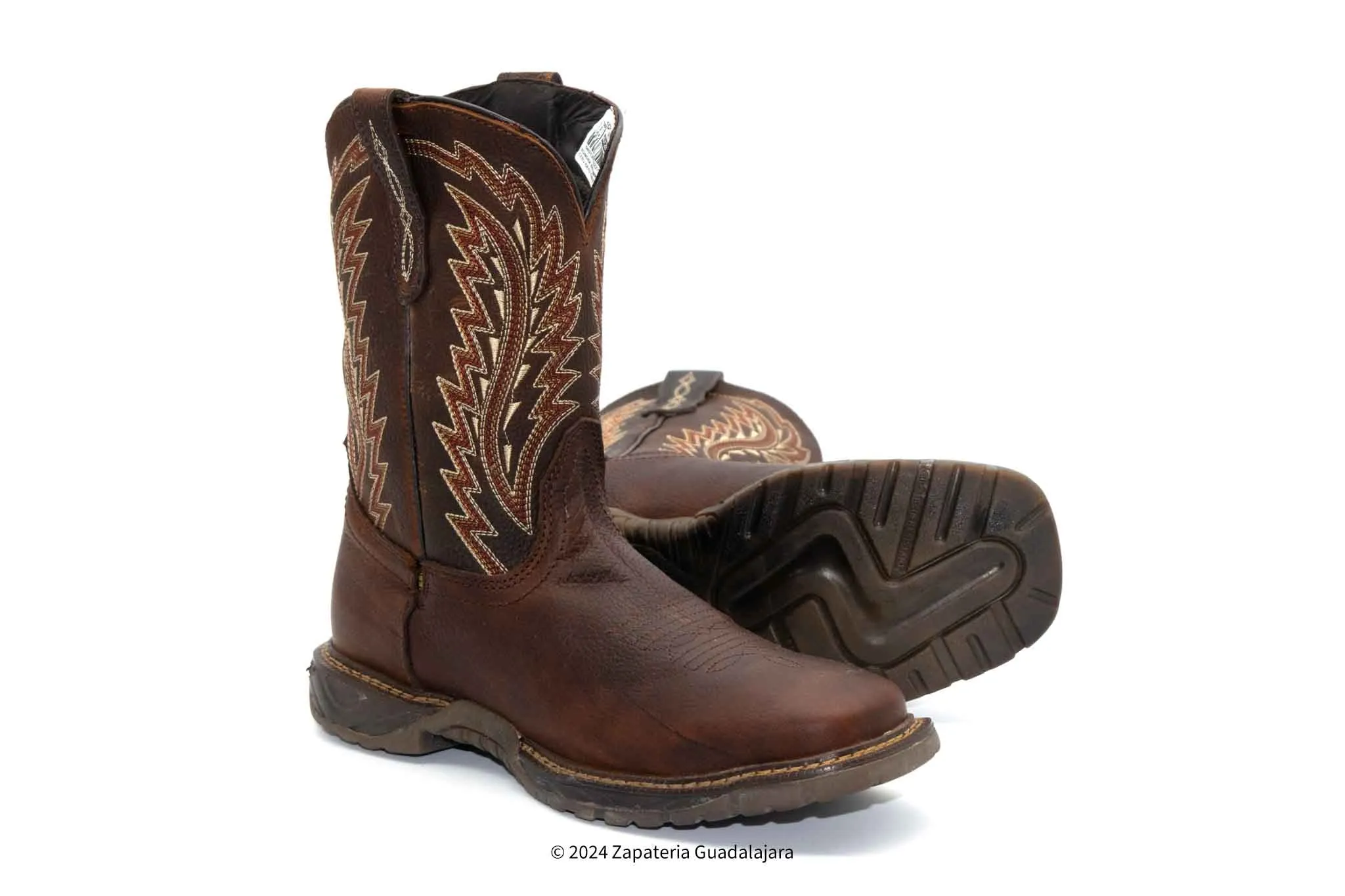 TUNDRA 10" PULL ON  BROWN WORK BOOT