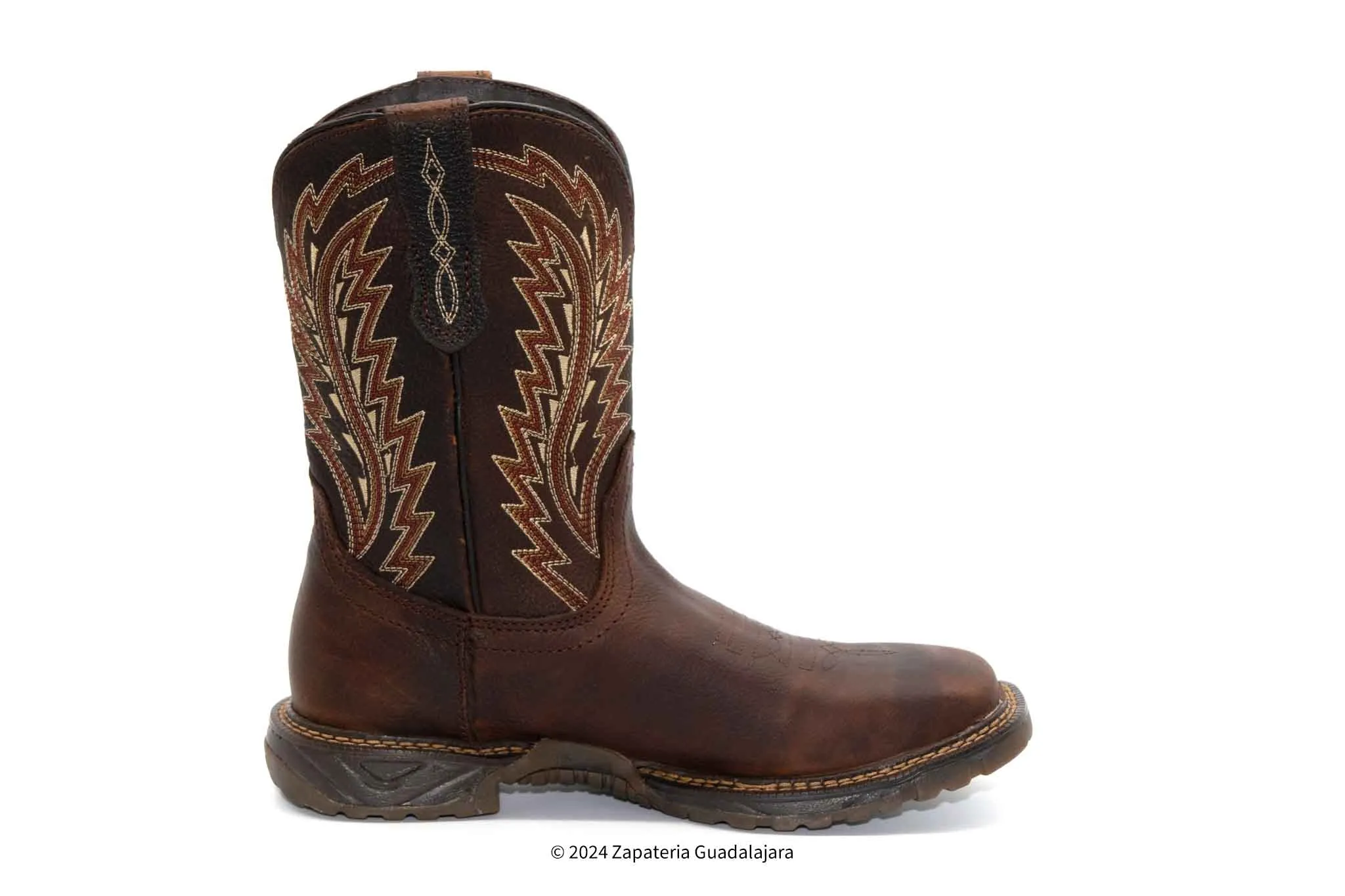 TUNDRA 10" PULL ON  BROWN WORK BOOT