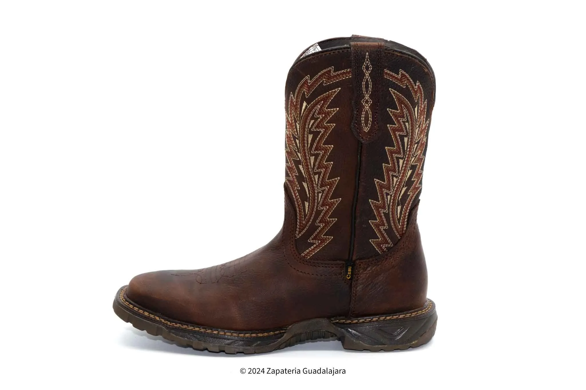 TUNDRA 10" PULL ON  BROWN WORK BOOT